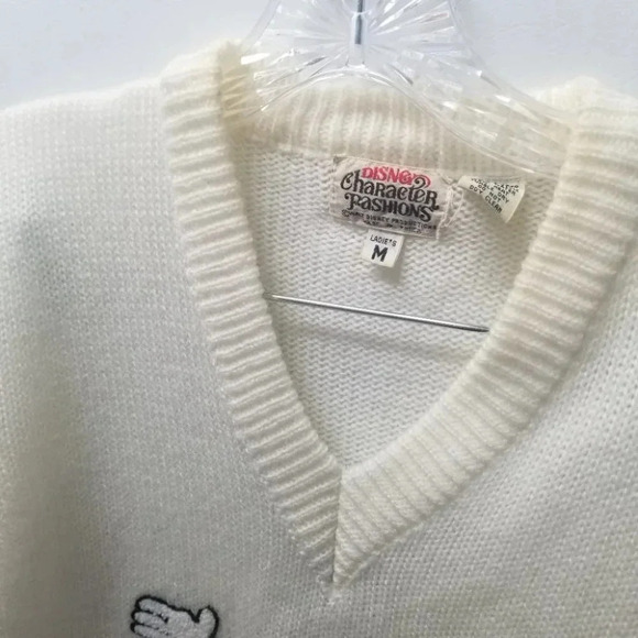 𝅺vintage 70s Disney  Character Fashions Mickey Mouse Sweater Embroidered M - Picture 6 of 8